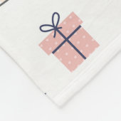 Winter Whiskers Personalisiert Throw Blanket Fleecedecke (Ecke)