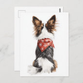 Winter Whiskers Postkarte (Vorne/Hinten)