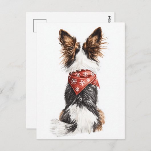 Winter Whiskers Postkarte (Vorne/Hinten)