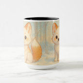 Winter Whisper Fox Tasse (Zentrum)