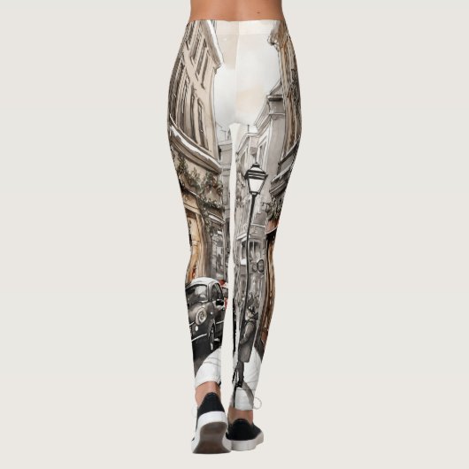 Winter Whisper: Schneesichere Boulevard Leggings (Rückseite)