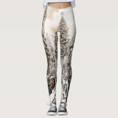 Winter Whisper: Schneesichere Boulevard Leggings (Vorderseite)