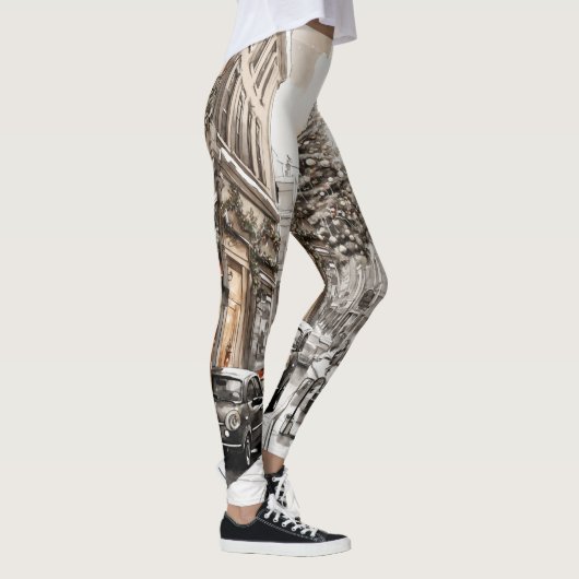 Winter Whisper: Schneesichere Boulevard Leggings (Rechts)