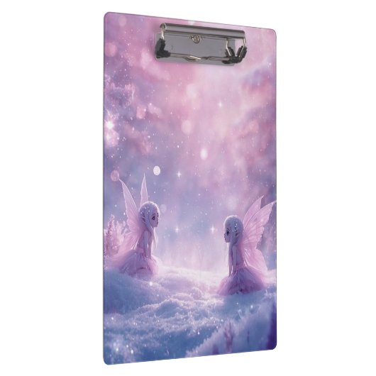 Winter Whispers and Fairy Light Klemmbrett (Rechts)