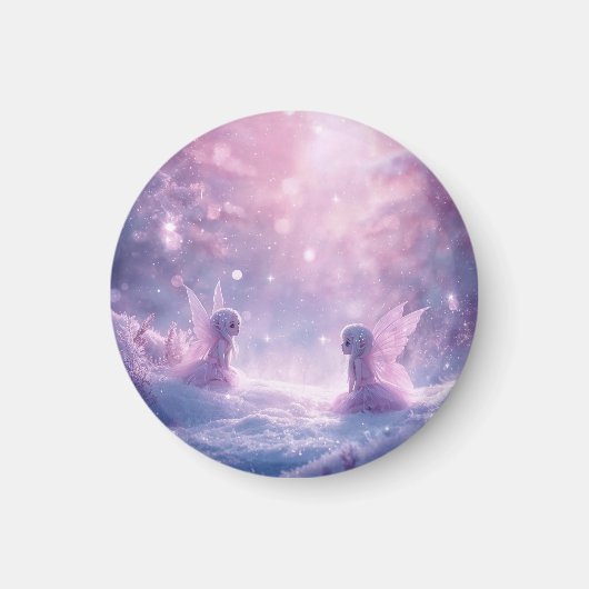 Winter Whispers and Fairy Light Magnet (Vorne)