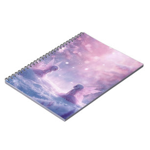 Winter Whispers and Fairy Light Notizblock