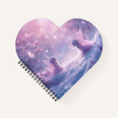 Winter Whispers and Fairy Light Notizblock (Vorderseite)