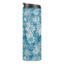 WINTER WHITE AND BLUE