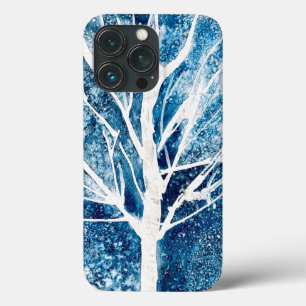 Winter white birch tree Christmas Case-Mate iPhone Hülle