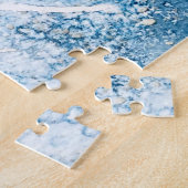 Winter white birch tree Christmas Puzzle (Seite)