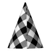 Winter White Buffalo Kariert Party Hats Partyhütchen (Rückseite)