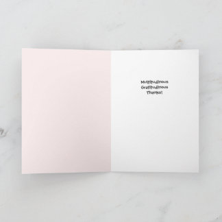 Winter White Floral - Dank so viel Grußkarte Karte