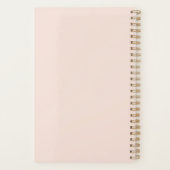 Winter White Floral Personalisiert Plane Planer (Rückseite)