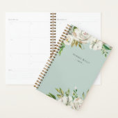 Winter White Floral Personalisiert Plane Planer (Anzeige)