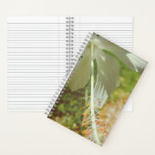 Winter White Hibiskus Notebook Notizblock (Innen)