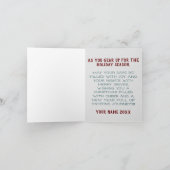 Winter White JDM Faltschachtel Weihnachtskarte Feiertagskarte (Innenseite)