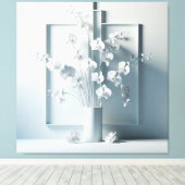 Winter white leinwanddruck (Insitu (Holzboden))