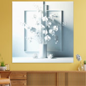 Winter white leinwanddruck (Insitu (Wohnzimmer))