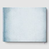 Winter White Poppy Wedding Guest Book Gästebuch (Rückseite)