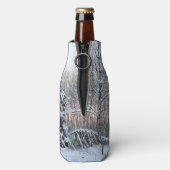 Winter White Spruce & Sunset Flaschenkühler (Flasche Rückseite)