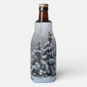Winter White Spruce & Sunset Flaschenkühler (Flaschenvorderseite)