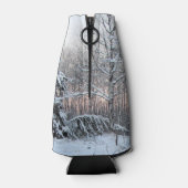 Winter White Spruce & Sunset Flaschenkühler (Rückseite)