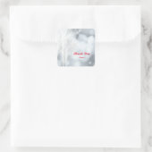 Winter White Trees Feiertage Aufkleber (Tasche)