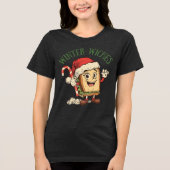 Winter-Wiches – Funny Christmas Sandwich Pun Tri-Blend Shirt (Vorderseite)