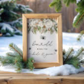 Winter wie alt waren sie Brautparty-Spielzeichen Poster