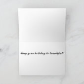 Winter-wieder Weihnachtskarte Feiertagskarte (Innenseite)