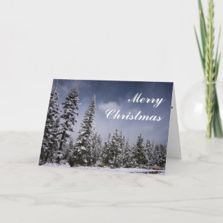 Winter-wieder Weihnachtskarte Feiertagskarte