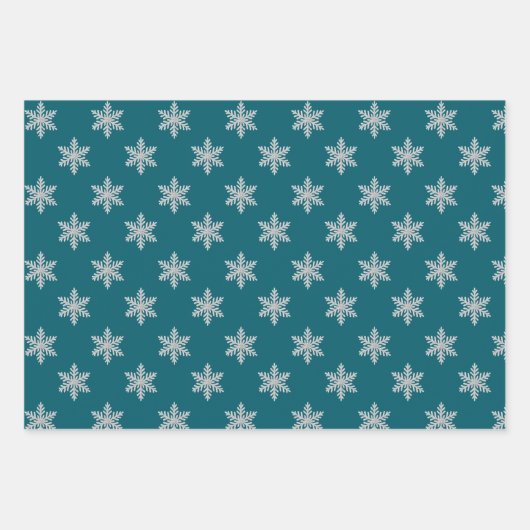 Winter Wild Glacier Leopard Geschenkpapier Set (Vorderseite 3)