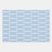 Winter Wild Gletscher Leopard Geschenkpapier Set (Vorderseite 2)