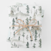 Winter Wilderness Holiday Sortiment Geschenkpapier Set (Beispiel)