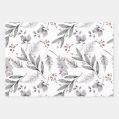 Winter Wildlife Birds Fox Blätter Botanisch (Vorderseite 2)