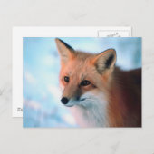 Winter Wildlife Postkarte (Vorne/Hinten)