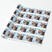 Winter Wildlife Red Fox Geschenkpapier (Ungerollt)
