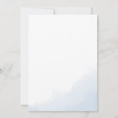 Winter Wildwasser-Sip und sehen Einladung (Rückseite)