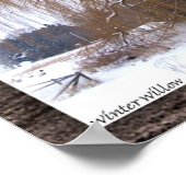 Winter Willow- Matt Poster (Ecke)