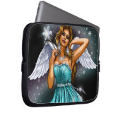 Winter Winged Fairy Laptopschutzhülle (Vorne Rechts)