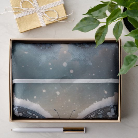 Winter Wings Butterfly Decoupage Paper Seidenpapier (Geschenk)