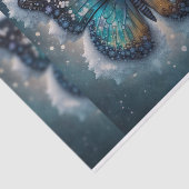 Winter Wings Butterfly Decoupage Paper Seidenpapier (Ausschnitt)