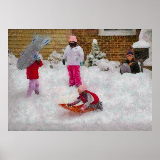 Winter - Winter ist Spaß Poster (Vorne)