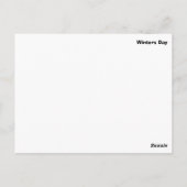 Winter Winter Winter Winter! Postkarte (Rückseite)