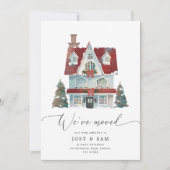 Winter Wir ziehen die Ankündigung um (Vorderseite)