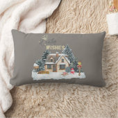 Winter Wishes Christmas Gift For Home Decor Pillow Lendenkissen (Decke)