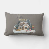 Winter Wishes Christmas Gift For Home Decor Pillow Lendenkissen (Vorderseite)