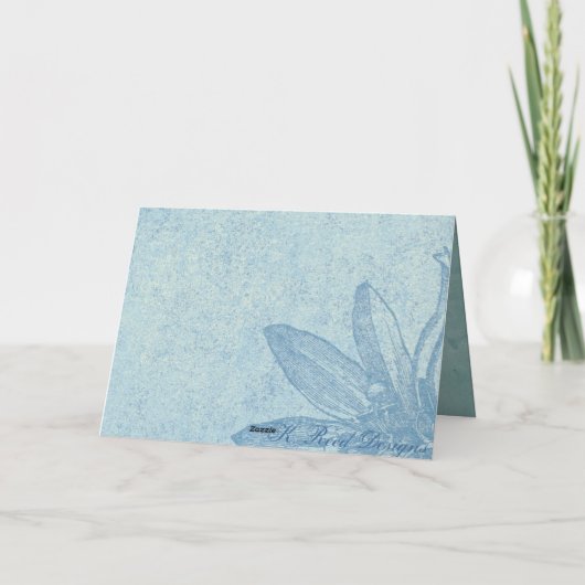 Winter Wishes- Custom Feiertagskarte (Rückseite)