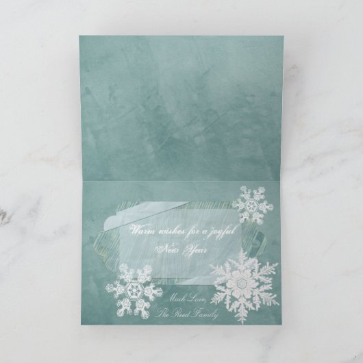 Winter Wishes- Custom Feiertagskarte (Innenseite)