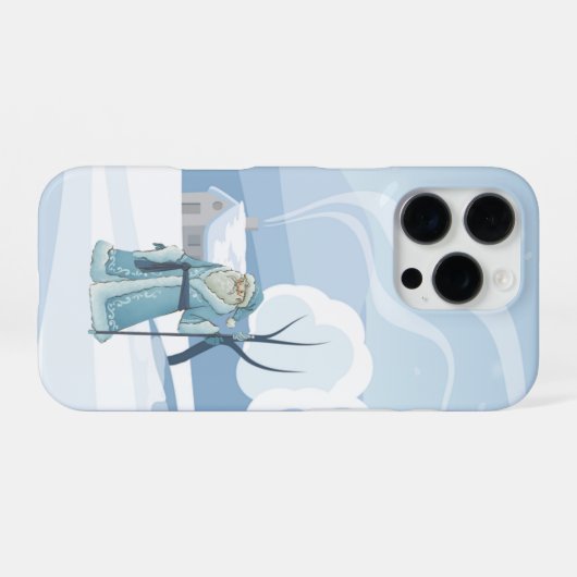 Winter Wizard – Snowy Magic Phone Case iPhone Hülle (Rückseite (Horizontal))